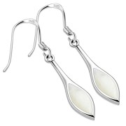 Mother of Pearl Sterling Silver Earrings - e398